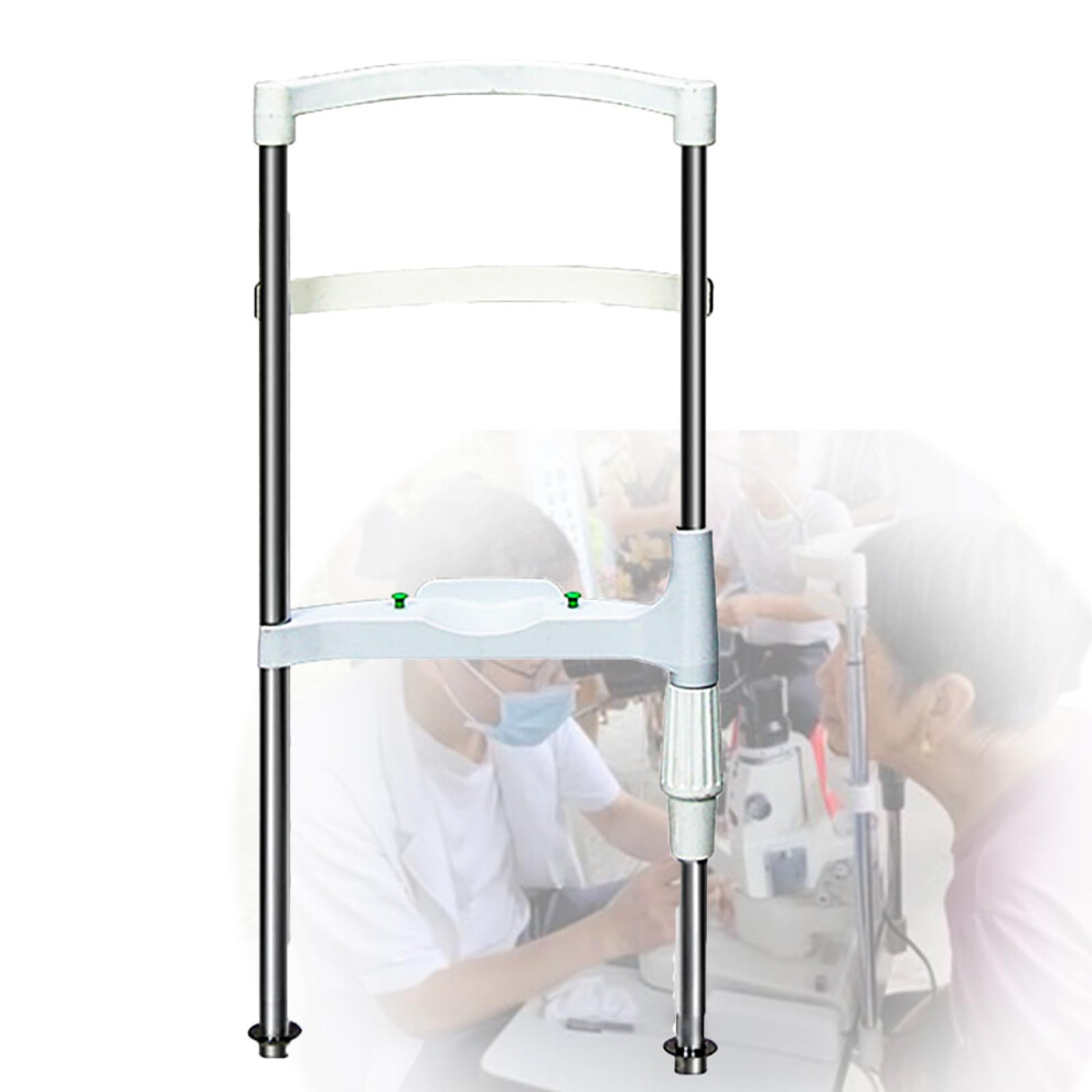 Optometry Chin Rest with Adjustable Forehead Support, Ergonomic Head Position for Vision Testing Instruments