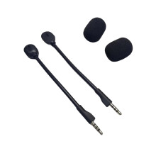 Replacement Gaming Headset Microphone for Arctis1 Ice, GoldPlated 3.5mm NoiseCancelling Detachable Mic