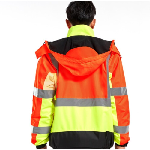 Reflective Safety Vest with  Visibility Design and Quick Front Closure for Construction and Cycling 2