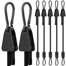Bungee Cord with Hooks Adjustable Length Heavy Duty Carabiner UV Resistant for Truck Car Bike
