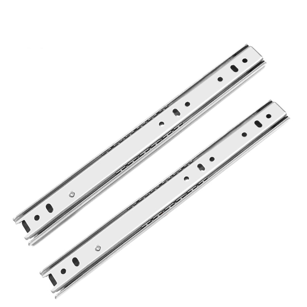 350Mm Soft Close Side Mount Drawer Slides, Cold Rolled Steel Ball Bearing Rails 14 Inch 9174973022923