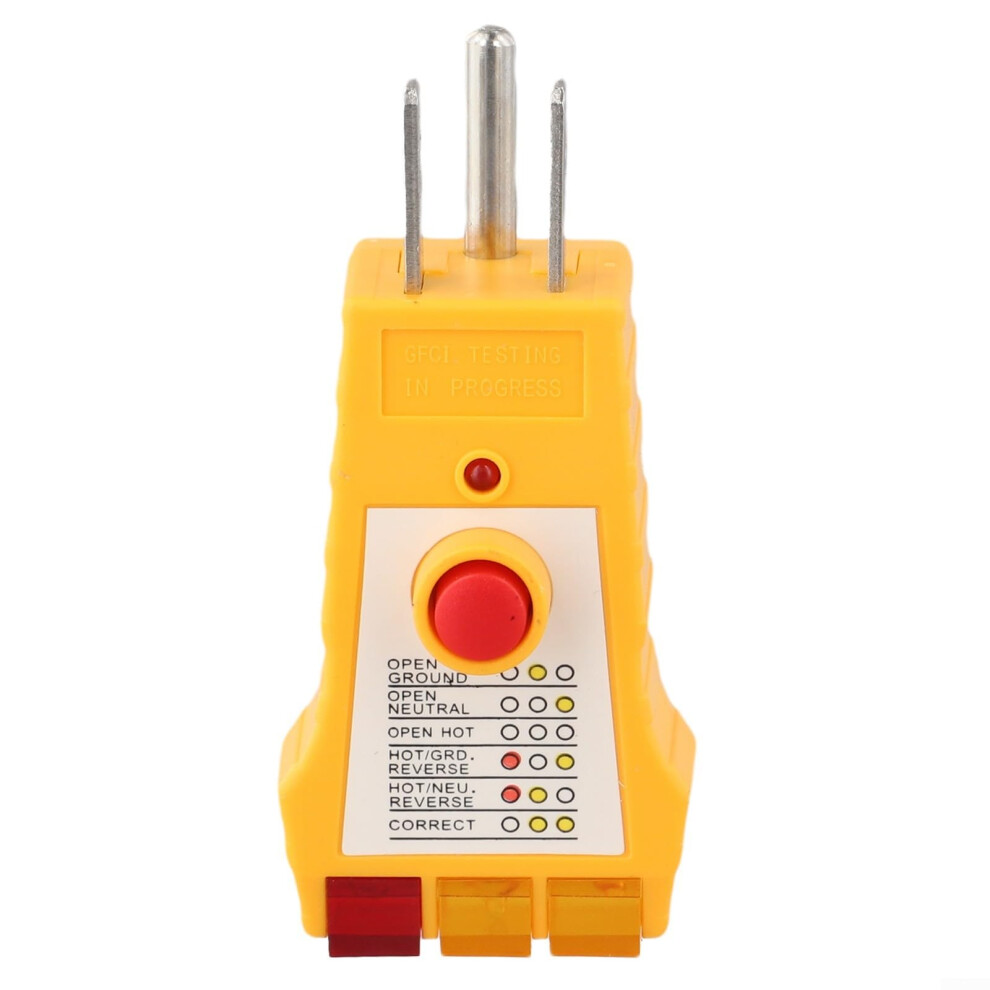 Socket Tester 110V125v With Led Indicators, Instant Wiring Detection For Home Office Factory 9092120867992