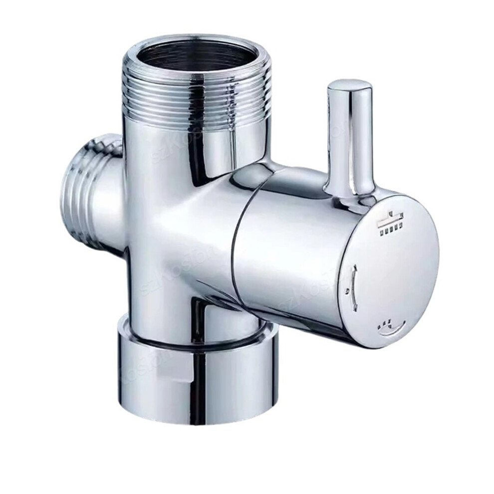 G1/2 3 Way Shower Diverter Valve With Leakproof Water Control And Universal Faucet Fit 9771547120919