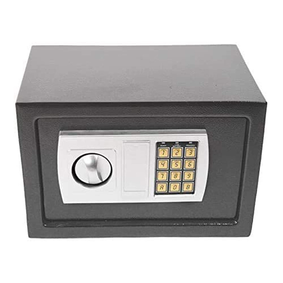 Digital Safe Box With Pin And Key, 8.5L Steel Security Safe For Home And Office, Mounting Bolts Included 9174973022992
