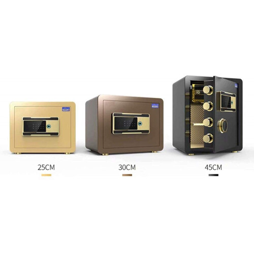 Safe Box Solid Steel Construction for Home and Office, Small Security Safe with Easy Mounting 1