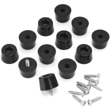 Rubber Feet for Cutting Board with Stainless Screws, Non Slip Bumper Feet for Furniture and Electronics