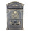 Lockable Wall Mounted Mailbox Weatherproof Rustproof Metal Post Box for Home and Villa 2