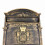 Lockable Wall Mounted Mailbox Weatherproof Rustproof Metal Post Box for Home and Villa 3