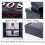 Wall Mounted Lockable Mailbox with Secure Door, Weatherproof Rust Resistant Outdoor Post Box 2