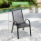 Birchtree BIRCHTREE Garden Chairs Set of 4 Stackable Black 7