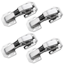 4Pack Soft Close Concealed Cabinet Hinges 90 Frameless NoDrill for Kitchen Cupboards