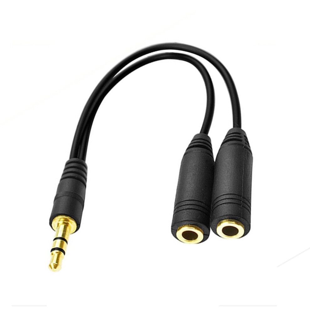 3.5Mm Headphone Splitter Cable Dual Audio Sharing For Two Headphones With Clear Balanced Sound 9169991131399