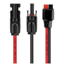 Solar Cable Solar to XT60 12AWG Charge Extension Cable Solar Panel Connector to XT60 Connector for Solar Generator C