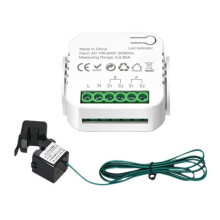 Tuya WiFi  Meter Digitale Energiemeter 80A Stroomtransformator Zonne-PV Stroomproductie Verbruiksmonitor 1CT