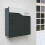 Outdoor Mailbox Weatherproof Locking Galvanized Steel Wall Mount with Key for Secure Mail 3