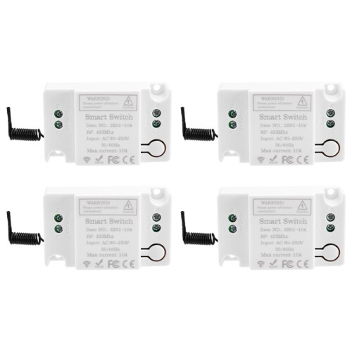 220V  Relay Receiver 1CH Single Channel Wireless Remote Control  10A Relay
