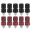 5 Pairs Brass Plated Binding Posts, M6 Thread Terminal, Wide Application, Easy to Distinguish, Strong Conductivity 1