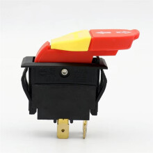 20/12A 125/250V 5E4 Wood Mechanical Electromagnetic Pushbutton Push Button Switches for Electric Power Tools,HY18