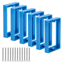 6 Pcs 1/2inch Single Gang Receptacle Outlet Box Extenders, with Screws, Electrical Outlet Extender for Electrical Box