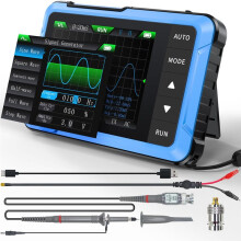 Oscilloskop/DDS-Signalgenerator 2-i-1,2,8 Tum TFT, 10MHz Bandbredd, 48MS/S Samplingsfrekvens, Triggerfunktion Auto/Nomal