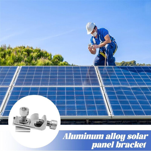 Solar Panel Grounding Clips, Solar Panel Ground Lug Standard, Solar Panel Mounting Brackets, Grounding Eyelets,Pack of 6