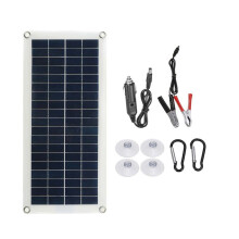 10 W Solarmodul, 18 V, Solarzellen-Controller, Solarplatten-Kit für Telefon, Wohnmobil, Auto, Caravan, Zuhause, Camping, Outdoor-Batterie