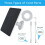 Solar Panel for Outdoor Security Camera,5W Waterproof Solar Panels Charger for Ring Spotlight Cam /Pro 5