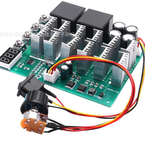 10-55V 100A Motor Speed Controller PWM HHO RC Reverse Control  with LED Display 2