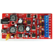 USB Dual Power Supply Module 5-24V Till 12V 5V 3,3V Multiple Outputs Boost Converter Linear Regulator DIY Kit