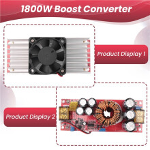 1800W - Boost Converter 40A Adjustable Voltage 10-60V to 12-90V for High Power Applications
