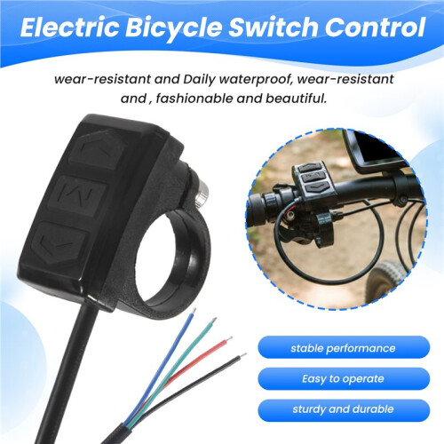 Electric Bicycle  Control Button Handlebar Mount Split Meter Switches Button for LCD Meter E-Bike Accessories 2
