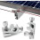 Solar Panel Grounding Clips, Solar Panel Ground Lug Standard, Solar Panel Mounting Brackets, Grounding Eyelets,Pack of 6 4