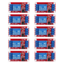 10pcs Relay Module 12V Relay Board 1 Channel with Optocoupler Isolation Support High or Low Level