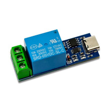USB Relay Module TYPE-C Interface with Overcurrent Protection Support Computer Serial Port Control