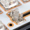 5PCS Transparent Gold Plated Plate Mounted Stabilizer PCB Mount Keyboard Stabilizers for Mechanical Keyboards 5