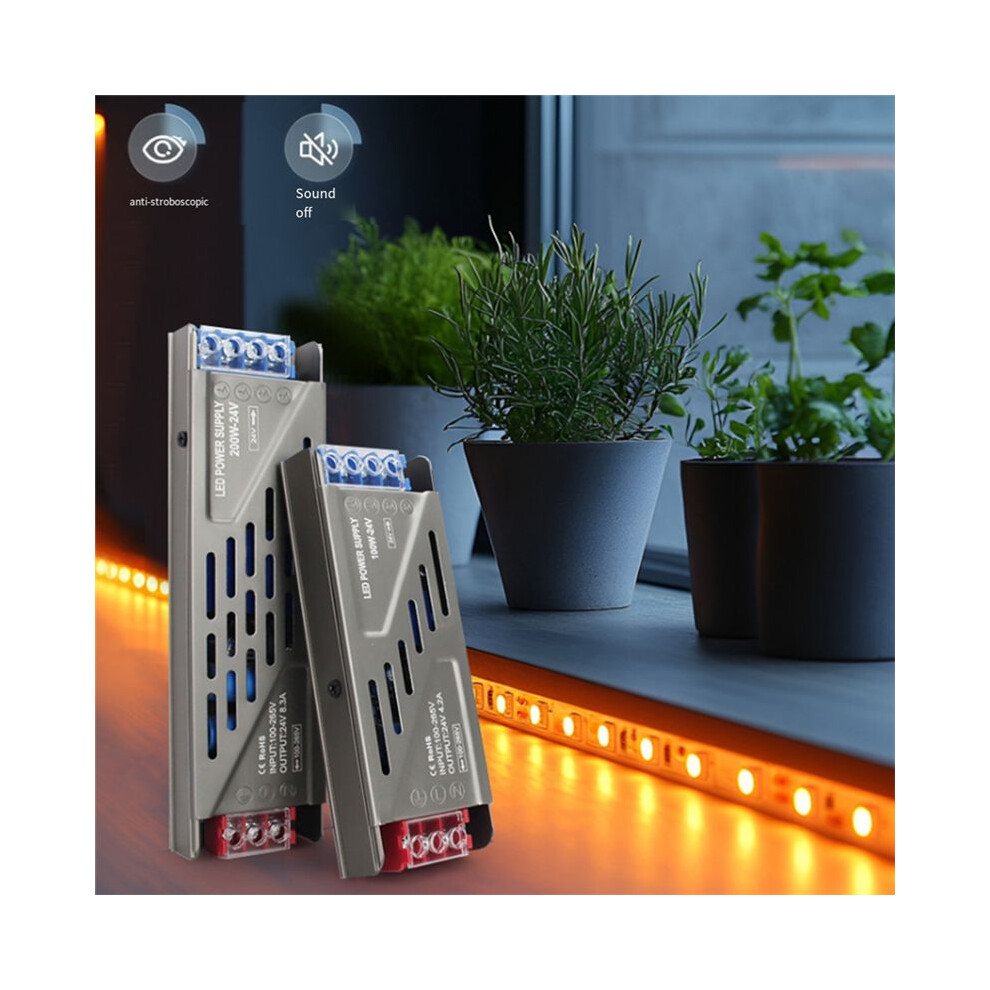 Led Transformer 24 V Transformer 24 Volt Driver, Constant Voltage Led Transformer For Led Strip Led Bulbs 200W 6032664122693