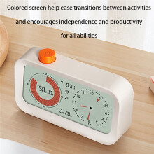 Digitale Produktivitäts-Visual-Uhr, Digital Visual Count /Down-Funktion, Alarm, Kalenderanzeige, Uhr, Ton, Erinnerung, Kinder