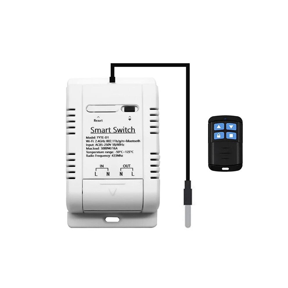 Tuya Life 16A 3000W Relay With Temperature Monitoring Thermostat Sensor Rf433 For Alexa 6031282520676