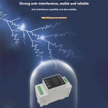 LED Rail Thermostat DC8-24V 2-Way Relay Din Rail Mounted Controller Heating and Cooling Temperature Alarm Controller C