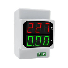 Digital Dual Display Voltage Ampere Meter AC1-120A 50-500V LED Digital Voltage and Current Hertz Meter