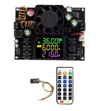 XY3606B 216W Adjustable Voltage Regulator Power Supply+IR Kit  Buck Boost Converter Voltage/Current Step-Down Module