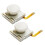 2 Pezzi per /per  Lite/per  OLED TMR Joystick Elettromagnetico Anti-Deriva Tunnel Joystick Magnetico Resistente A 1