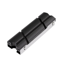 M.2 2280 SSD Double-Sided Heat Sink TEUCER for PC / PS5 M2-9 with Thermal Silicone Pad Solid State Heatsink Black