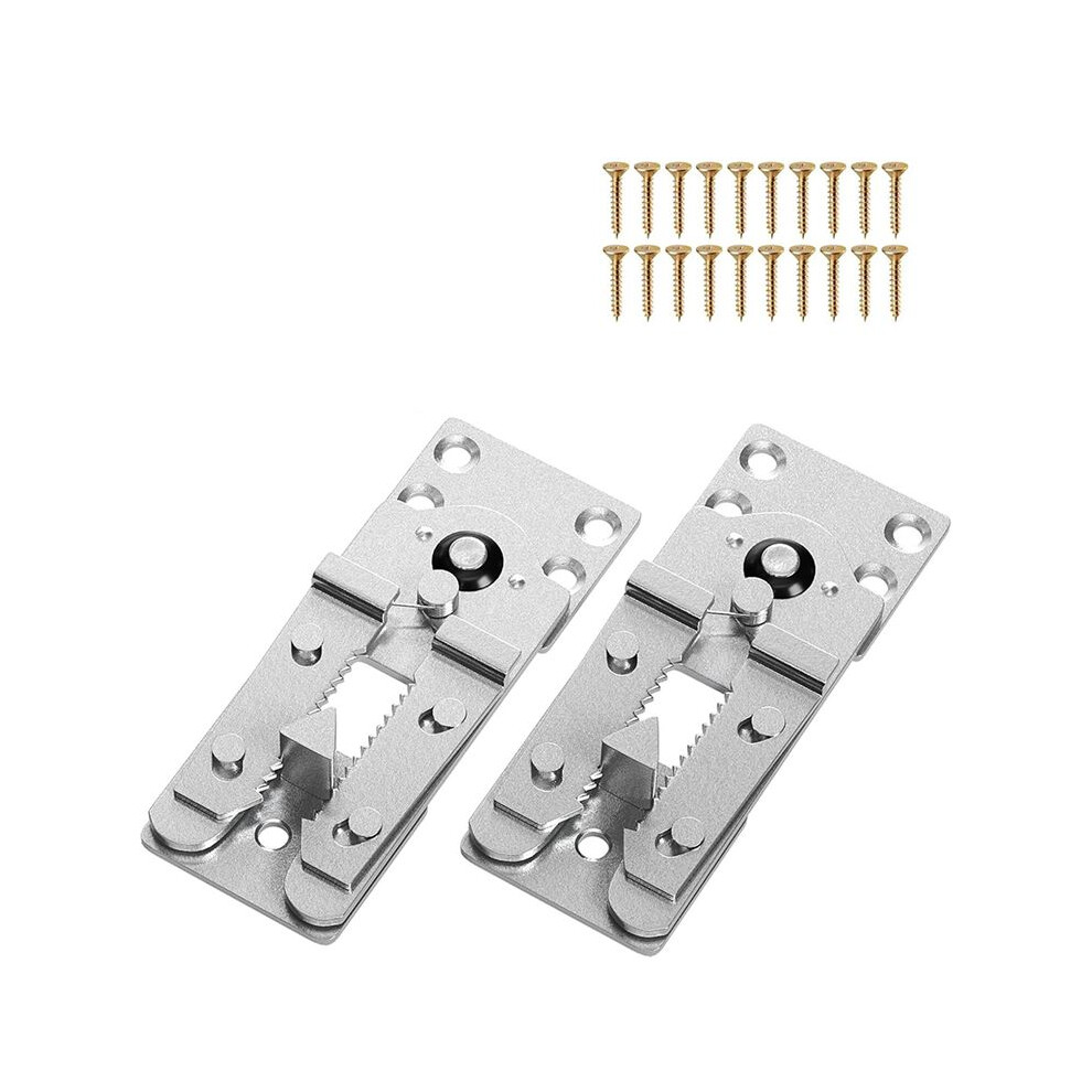 Sectional Couch Connectors, Thickened Interlocking Alligator Couch Connectors To Make Sectional Stay (4 Pack+40 Screws) 6031356909758