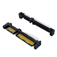 100pcs  7+15 22 Pin Straight Male Interface Socket Connector Port for Hard Drive HDD 22P
