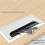 80x80 Office Desk Threading Box Computer Table Wire Hole Cover Threading Hole Square Brush Cover Plate Silver 80x80 10