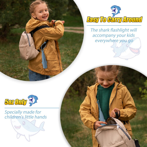 Kids Rechargeable Flashlight with Soft Silicone Grip, USB Fast Charging, 3 Light Modes, 1 Pack 2