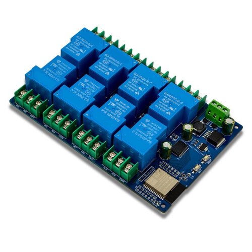 8 Channel Relay Module 30A DC7-28/5V WIFI  Relay Module ESP32-WROOM Development Board