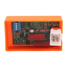 Motorcycle Igniter 5-Pin AC CDI Box with DIP Motorcycle Ignition Speed Limit 4000-12000 for WAVE 100 Racing Car