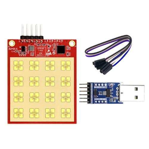 Módulo de Sensor de  de Detección de Nivel de Líquido 24G LD2413 Módulo de Sensor de Rango de Alta Precisión Sin Contacto Módulo de  B 1